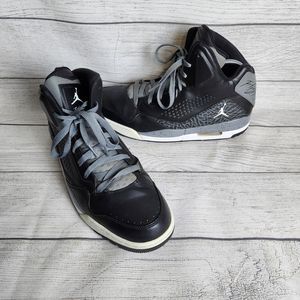 Nike Air Jordan Flight SC-3 Premium Sneakers Shoes Black Gray Size 11 641444-003